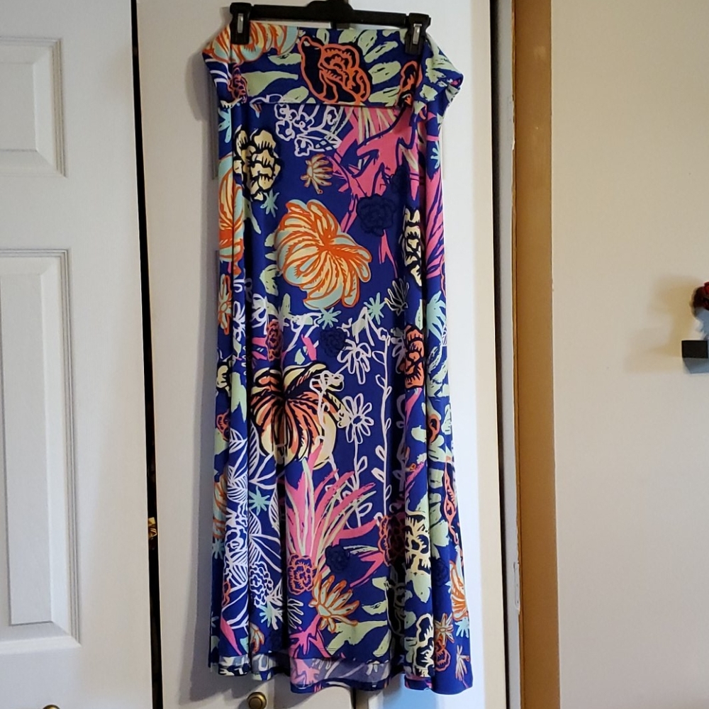 Lularoe large maxi skirt